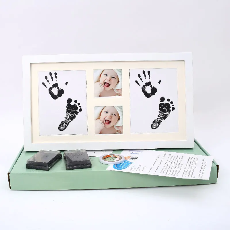 Cheap Hot Sale Top Quality Baby Handprint And Kit Album Memory Footprint Photo Frame In