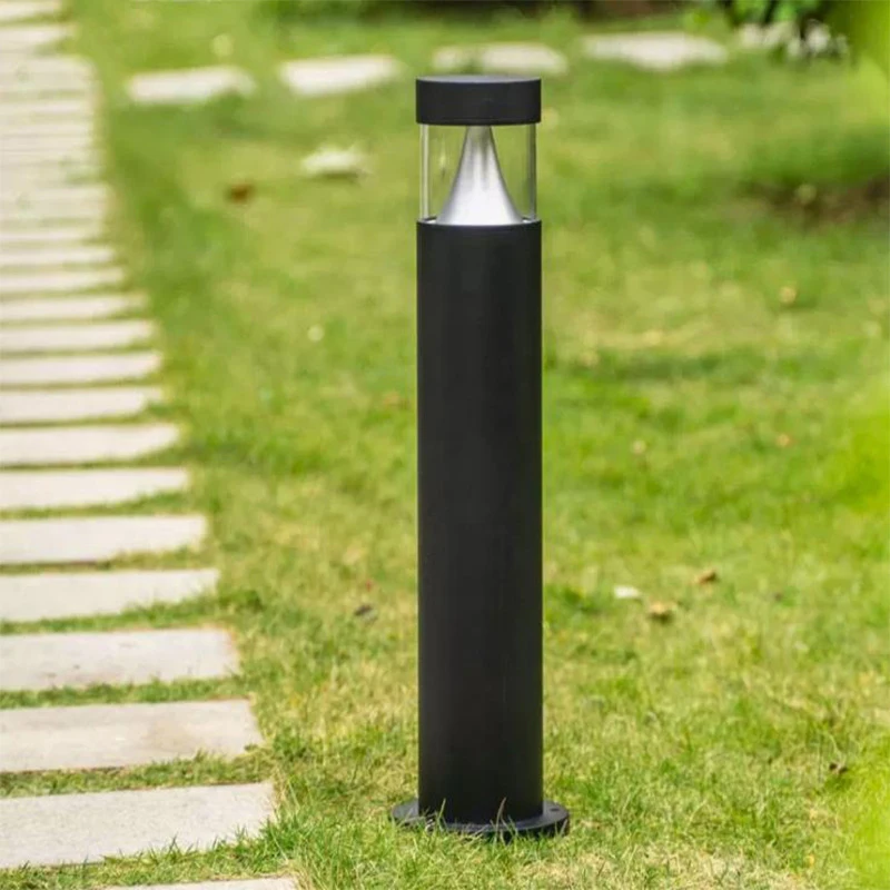 Modern Waterproof Bollard Outdoor LED Lawn Light Landscape Lawn Lamp IP65 Garden Lawn Light