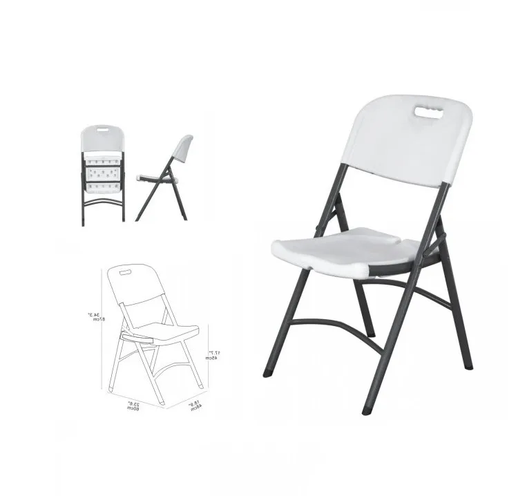 Уличная мебель высокого качества, дешевые пластиковые складные обеденные стулья для банкета, кемпинга, свадьбы, барбекю, вечеринки, аренды