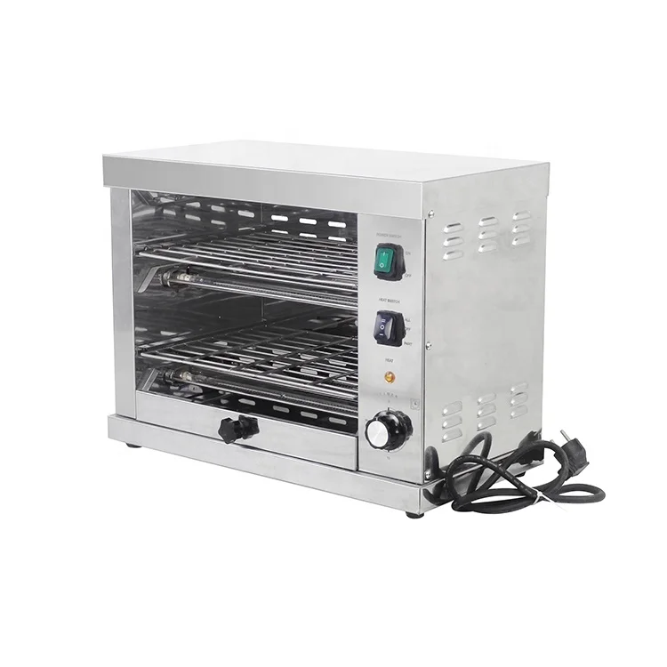 Commercial Kitchen Electric Quartz Food Salamander Oven Grill