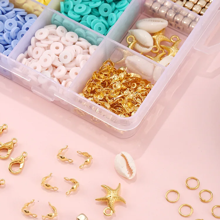 6mm 4000pcs Round Ceramic Clay Beads Bracelet Making Kits Diy Toys Premium Alphabet Letter Beads Clay Beads For Bracelets