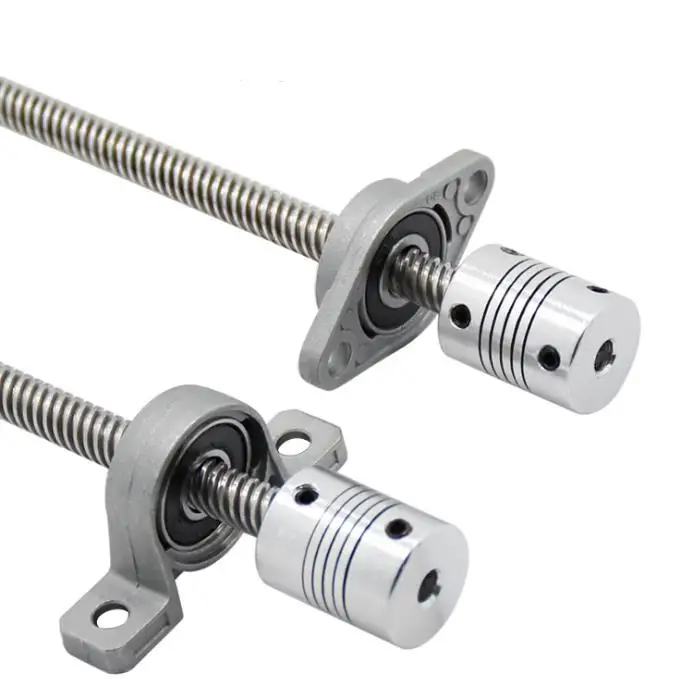 3d printer accessories T-type lead screw T8 for stepper motor with trapezoidal thread screw nut set diameter 8mm