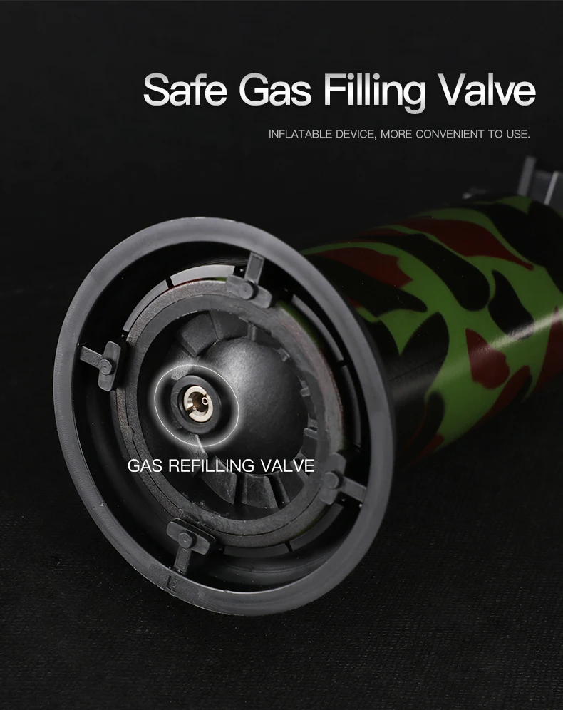 Gf926 Portable Gas Cigarette Kitchen Double Fire Piezo Jet Flame Butane Torch Gun Lighter For Outdoor