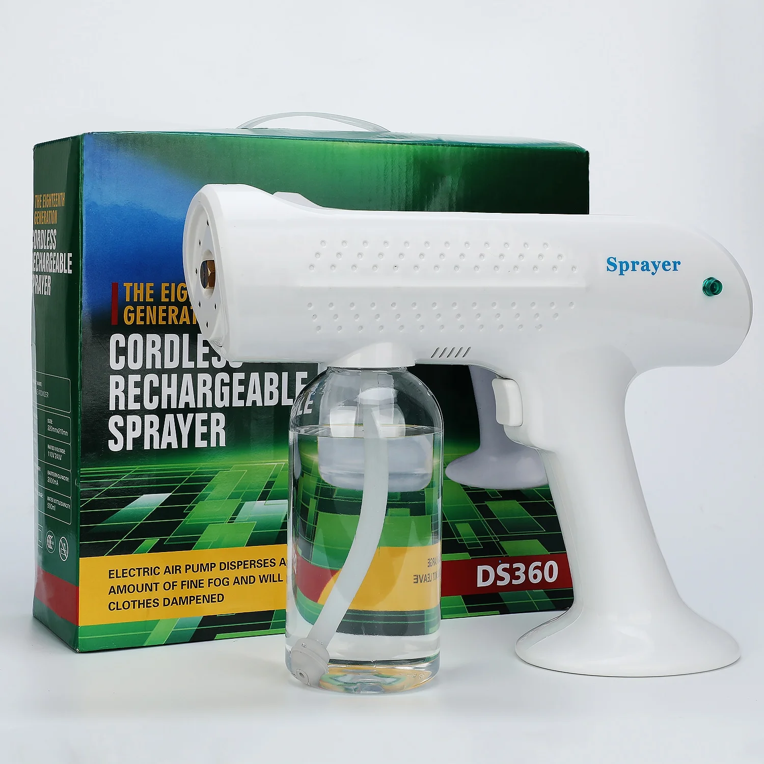 
Battery Operated Powered electrostatic Cordless Handheld Mist Sprayers For Agriculture 