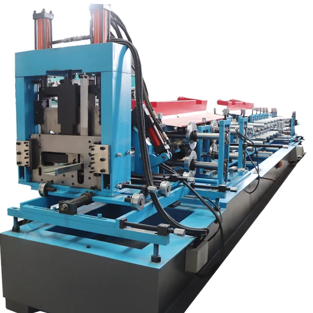 Factory Supply Customized Size Steel Metal Roll Forming Machine for C Purlins