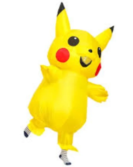 Inflatable Pikachu Costume for Carnival Events - High Quality, Easy-to-Wear Role Play Costume