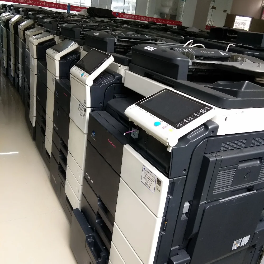 Высококачественный б/у копировальный принтер сканер для фотокопирования Konica Minolta Bizhub C368 восстановленные фотокопировальные машины brother