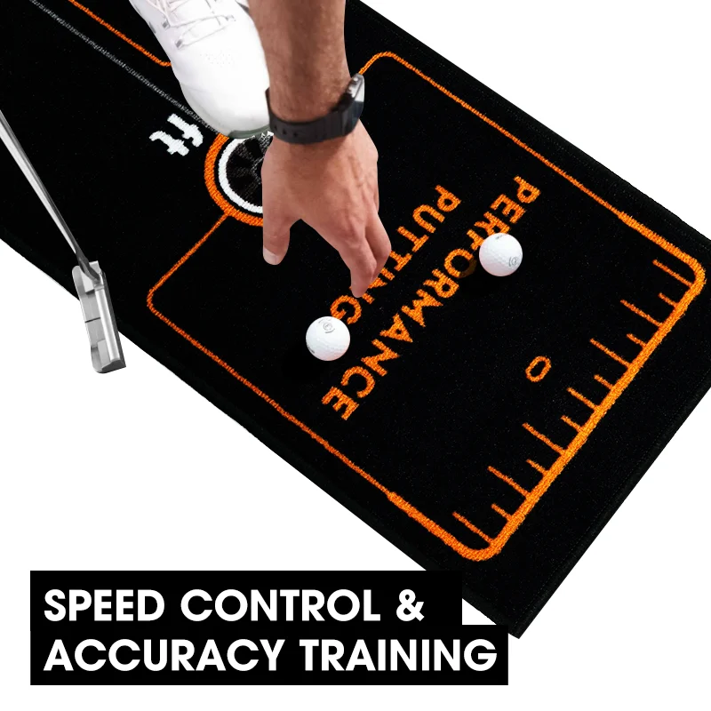 Custom Golf Training Indoor Use Good Non-Slip Driving Range Mat Quality Putting Track Golf Putting Green Mat