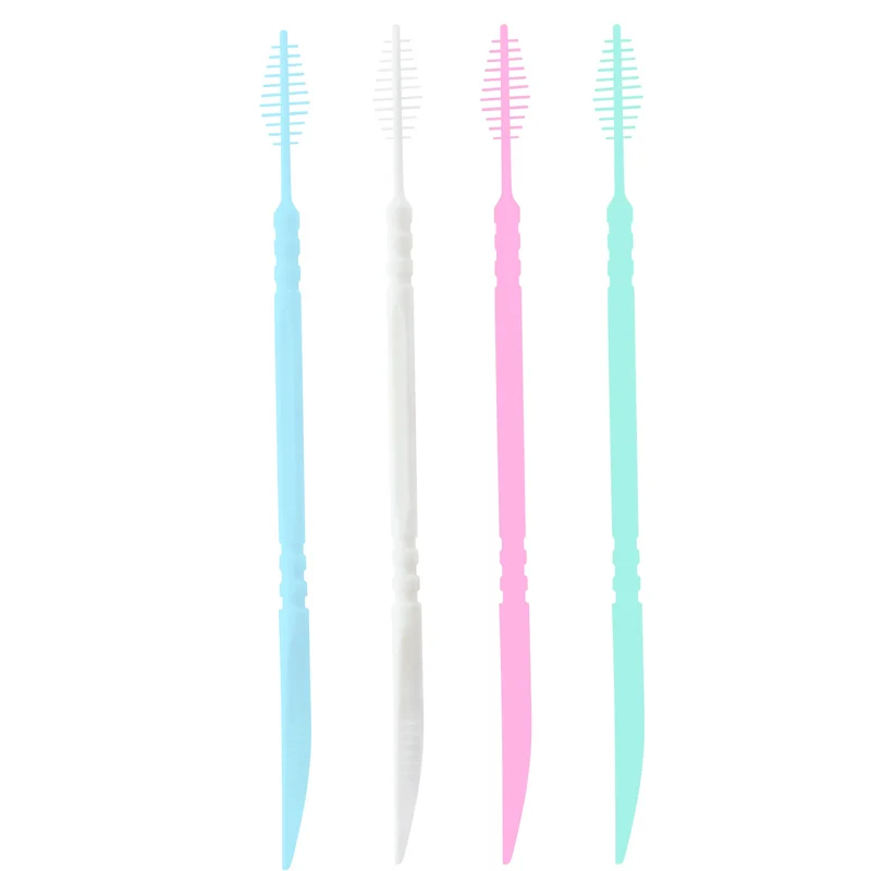 Customized Package Interdental Brush Dental Toothpicks Plastic Dental Floss Picks Wholesale Manufacturer Plastic toothppick