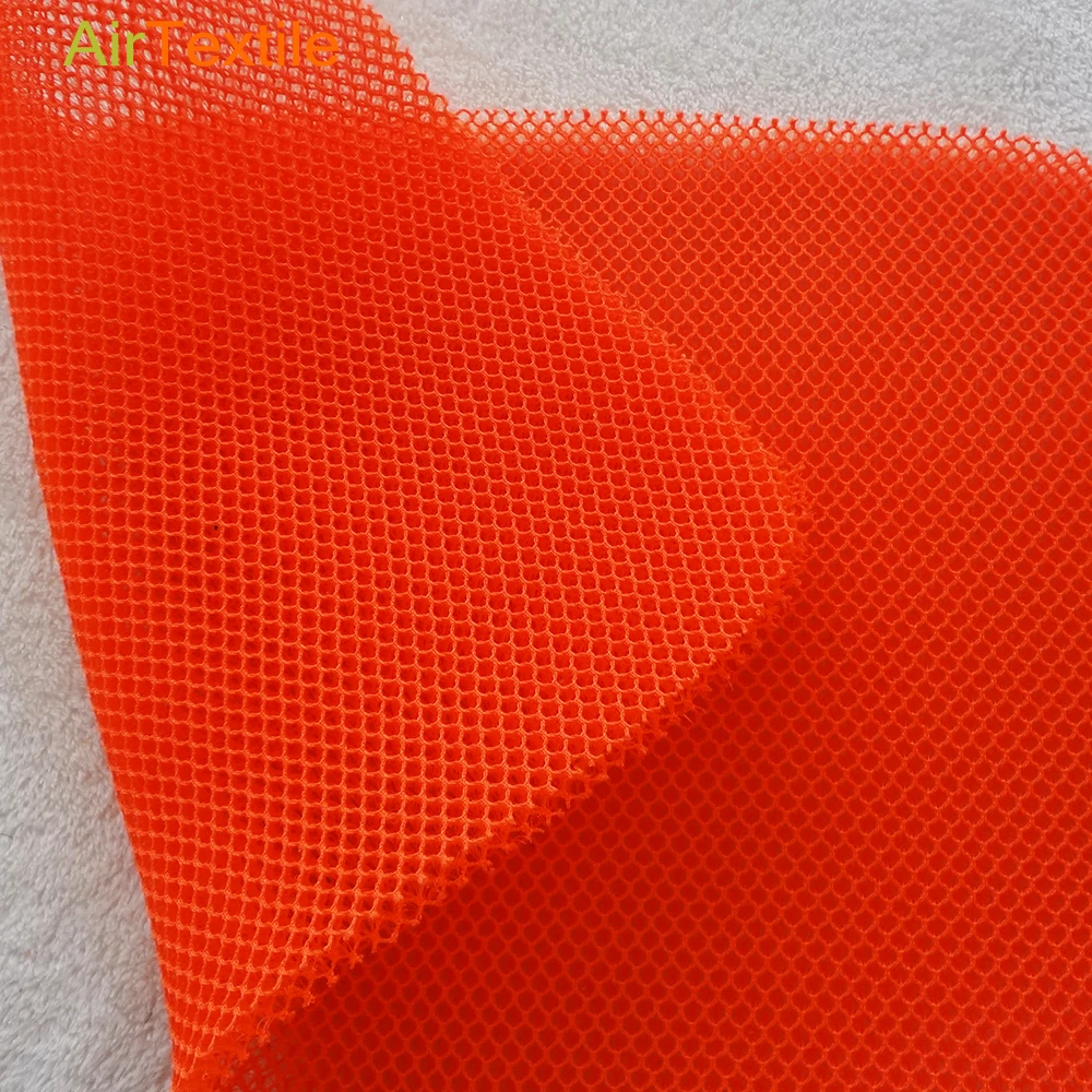 Honeycomb 3d mesh fabric for motorcycle safety helmet