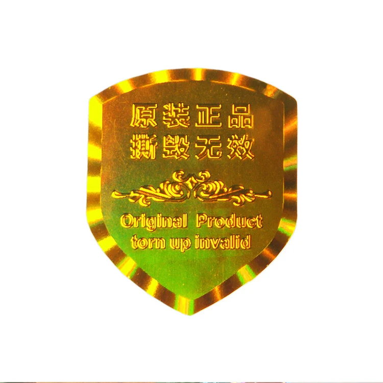 Custom PET Transparent 3D Security Hologram Sticker Hologram Holographic Label Sticker