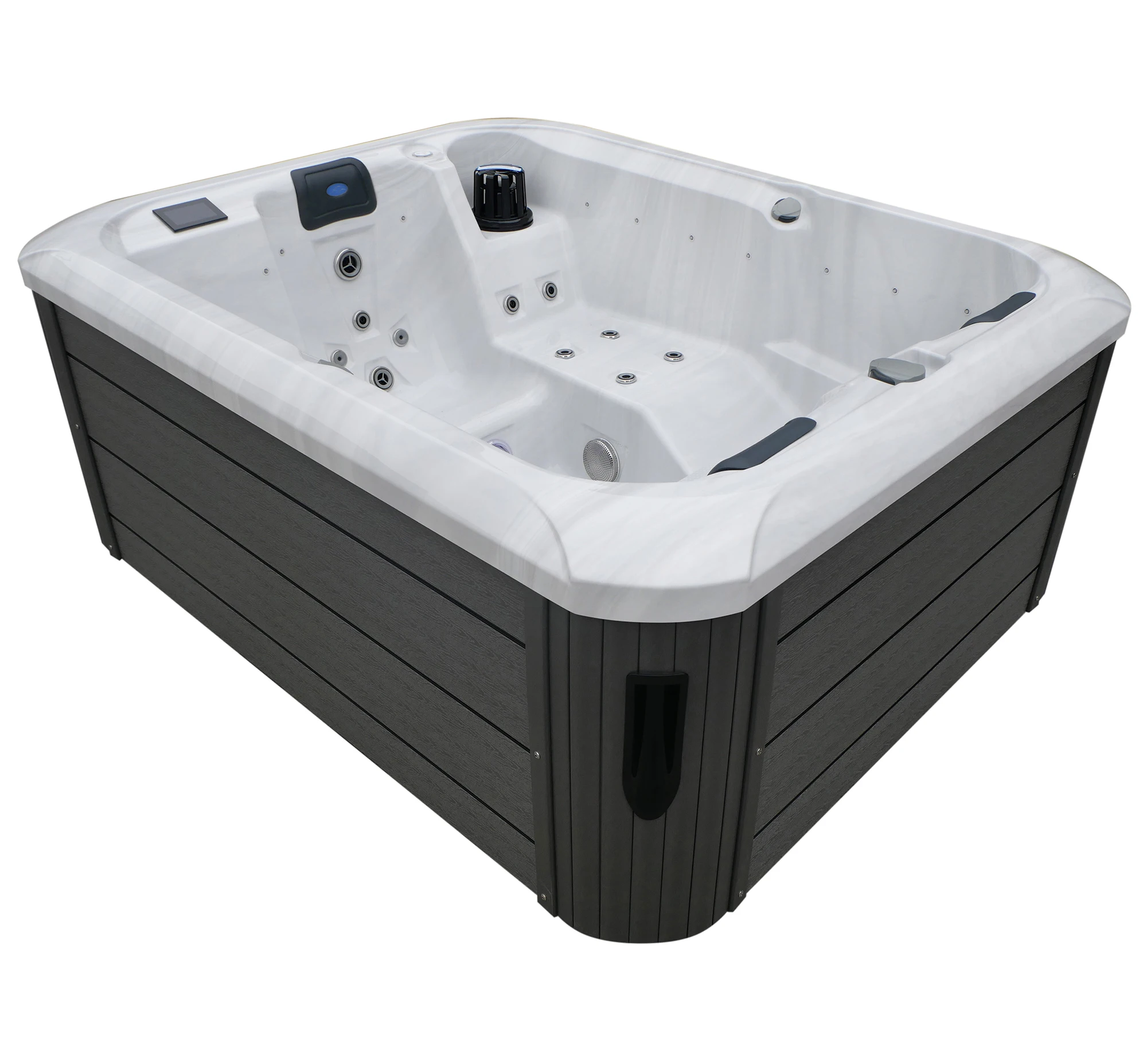 Hot sale 3 person whirlpool massage acrylic outdoor spa smart hot tub