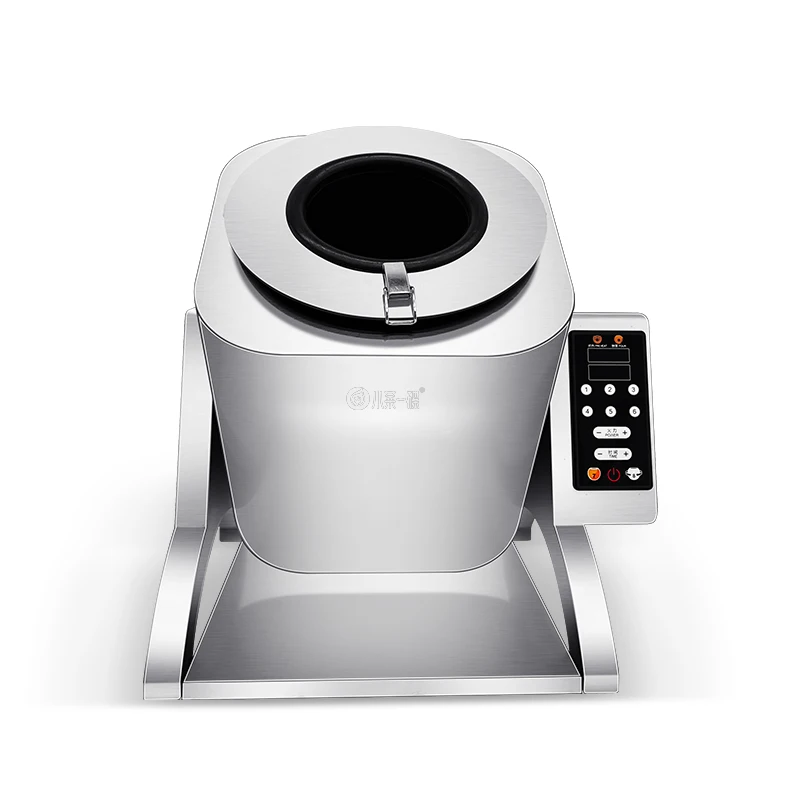 Commercial Kitchen Food Robot Cuisine Restaurant Use Gas Wok Cooking Stove For Automatic Fried Rice Wok