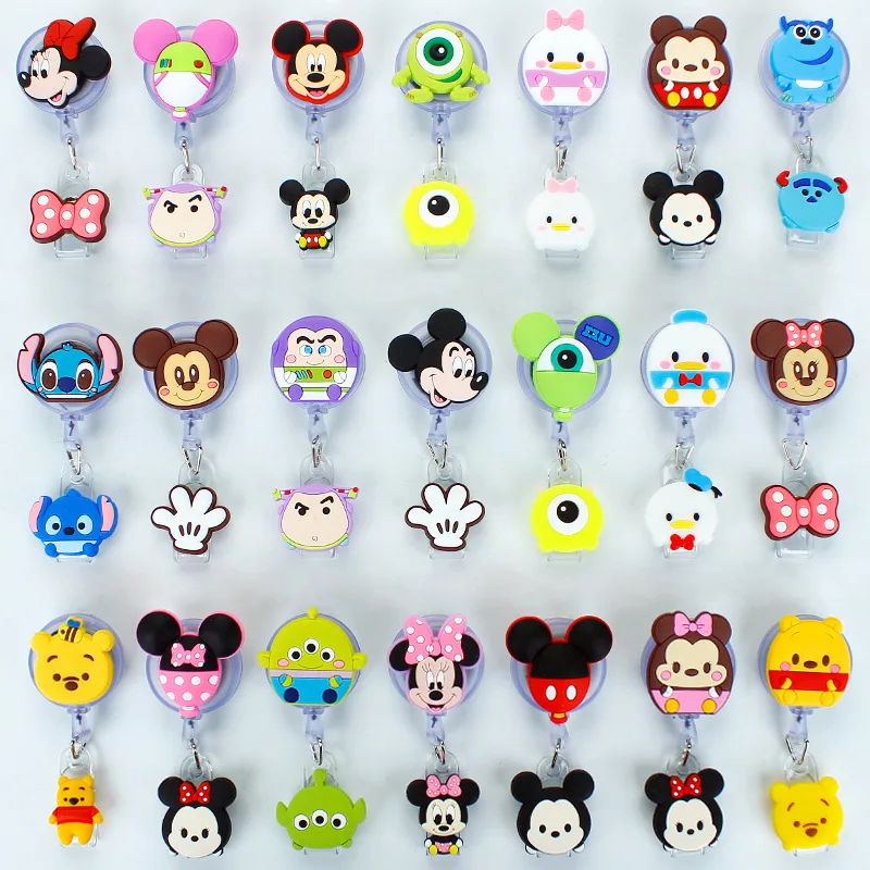 New Arrival Wholesale Custom Multicolor Retractable Nurse Badge Reel With Alligator Clip
