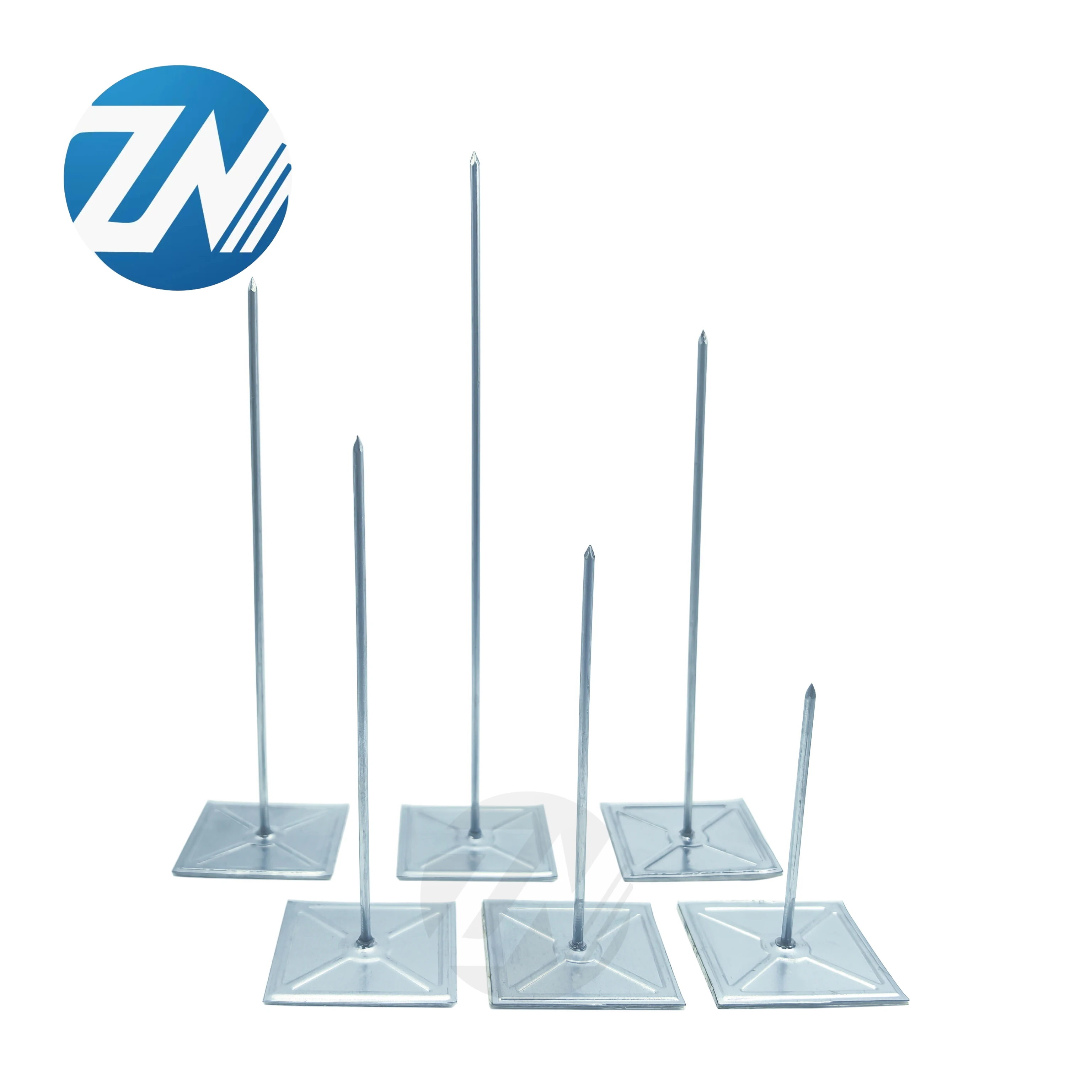 Iron Cap Nail with Smooth Shank Self-Locking Washers Lacing Anchor for Wall Gun-DIN Standard Excellent Pin Adhesive Insulation