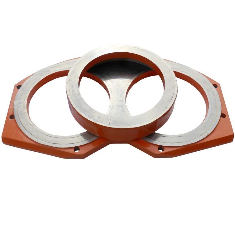 DN180 Putzmeister Concrete Pump Parts in Construction Machinery Parts Wear Plate and Cutting Ring