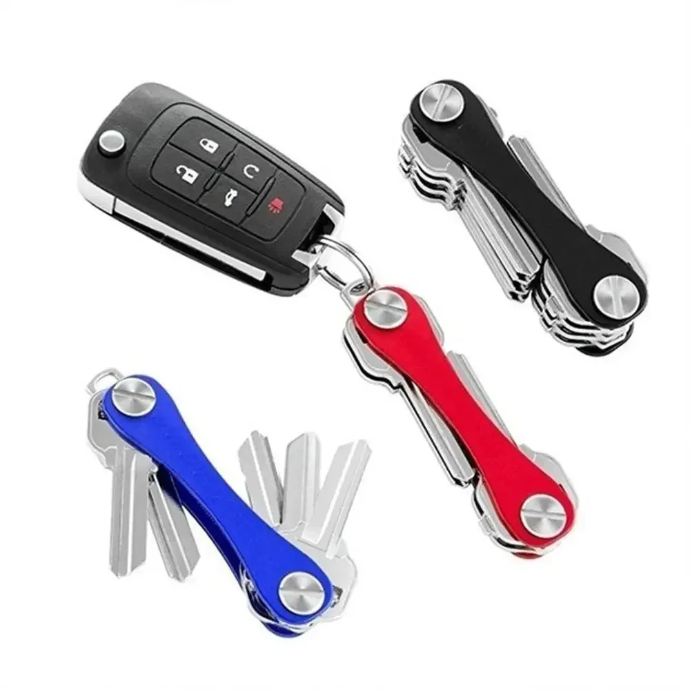 Smart Portable Key Clip and Key Organizer Keychain Simple Multicolor Business Key Ring for Men Women Car Holder Pendant Gifts