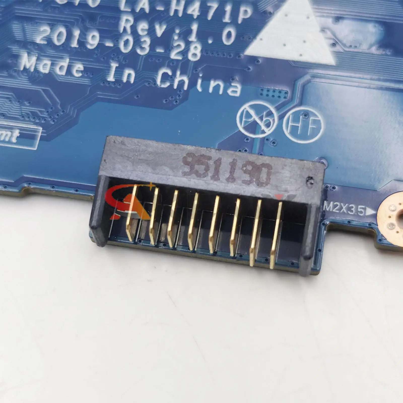 For HP PAVILION GAMING 17-CD laptop motherboard mainboard 17-CD LA-H471P motherboard with I5-9300H I7-9750H CPU GTX1050 3GB GPU