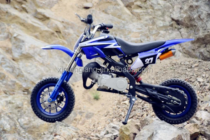 Cheaper Pull start or Electric start 49CC 2 Stroke Mini Moto Motorcycles Dirt Bike For Kids With CE