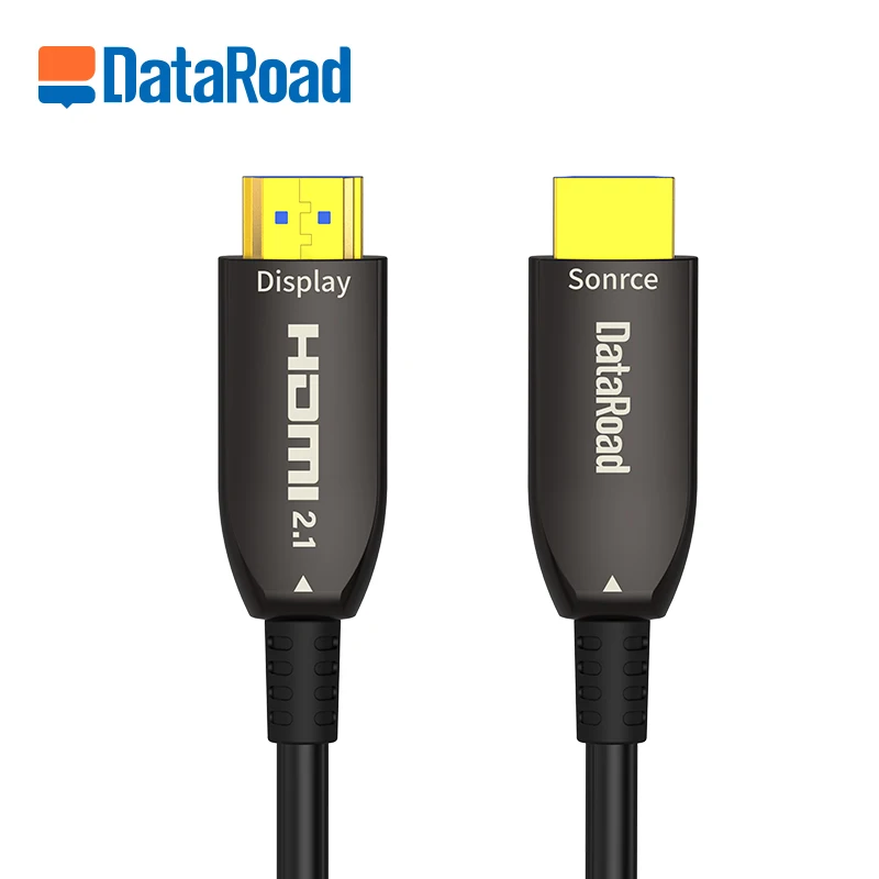 Высокоскоростной оптоволоконный кабель DataRoad 2,1 HDMI 8K штекер-штекер 48 Гбит/с активный HDMI оптоволоконный кабель AOC 8K 15m 21 hdmi кабель