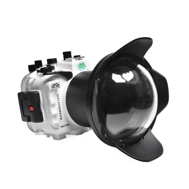 Seafrogs Cheaper Underwater Protection 40m Waterproof Camera Case with Dome Port Housing For Sony A9 II 16-35mm