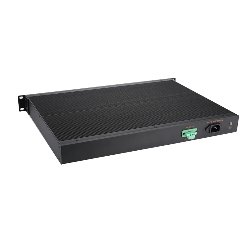 AS-EFS8G24F4T-RM Industrial 8 ports 24 SFP Rackmount Gigabit Managed Wide range DC Input RJ45 Ethernet Switch