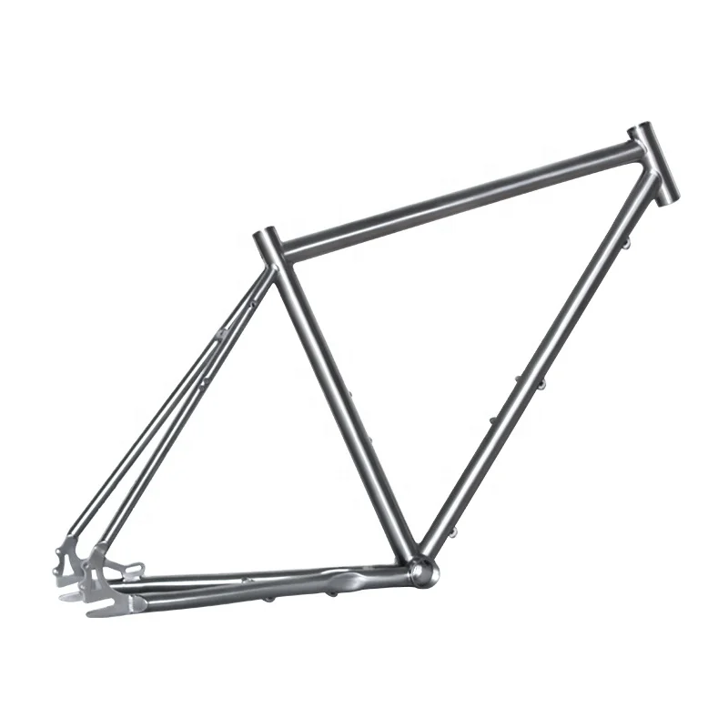 In Stock Disc Brake Road Bike Frame Titanium Bicycle Frame Titanium Bike Parts Titanium Alloy Grade 9 Bike