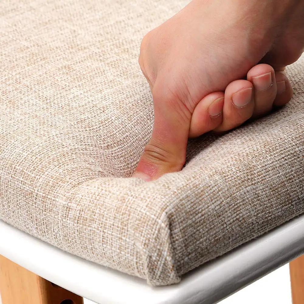 Hot Selling Wooden Piano Seat Vanity Stool with Rubberwood Legs