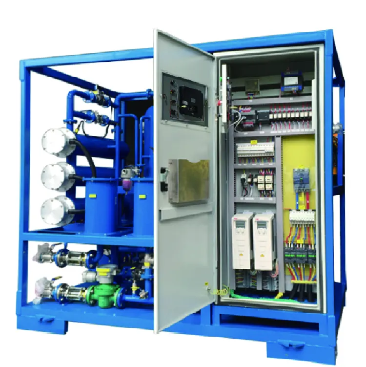 efficiency transformer cooling coolant oil filter machine double stage vacuum transformer oil dehydration degassing purifier