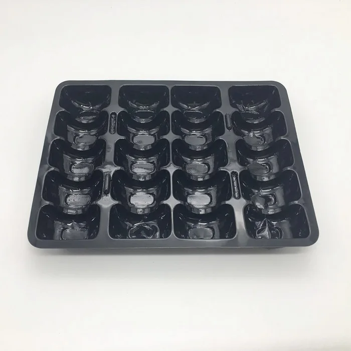 Оптовая продажа французский прозрачный пластиковый упаковочный лоток macaron