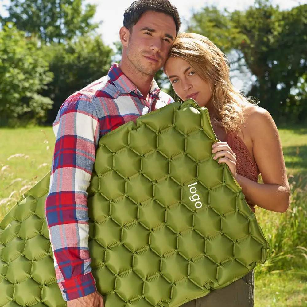 Lightweight Outdoor Hiking Ultralight Sleeping Air Pad, Ultralight Insulated Inflatable Camping Mat Sleeping Pad