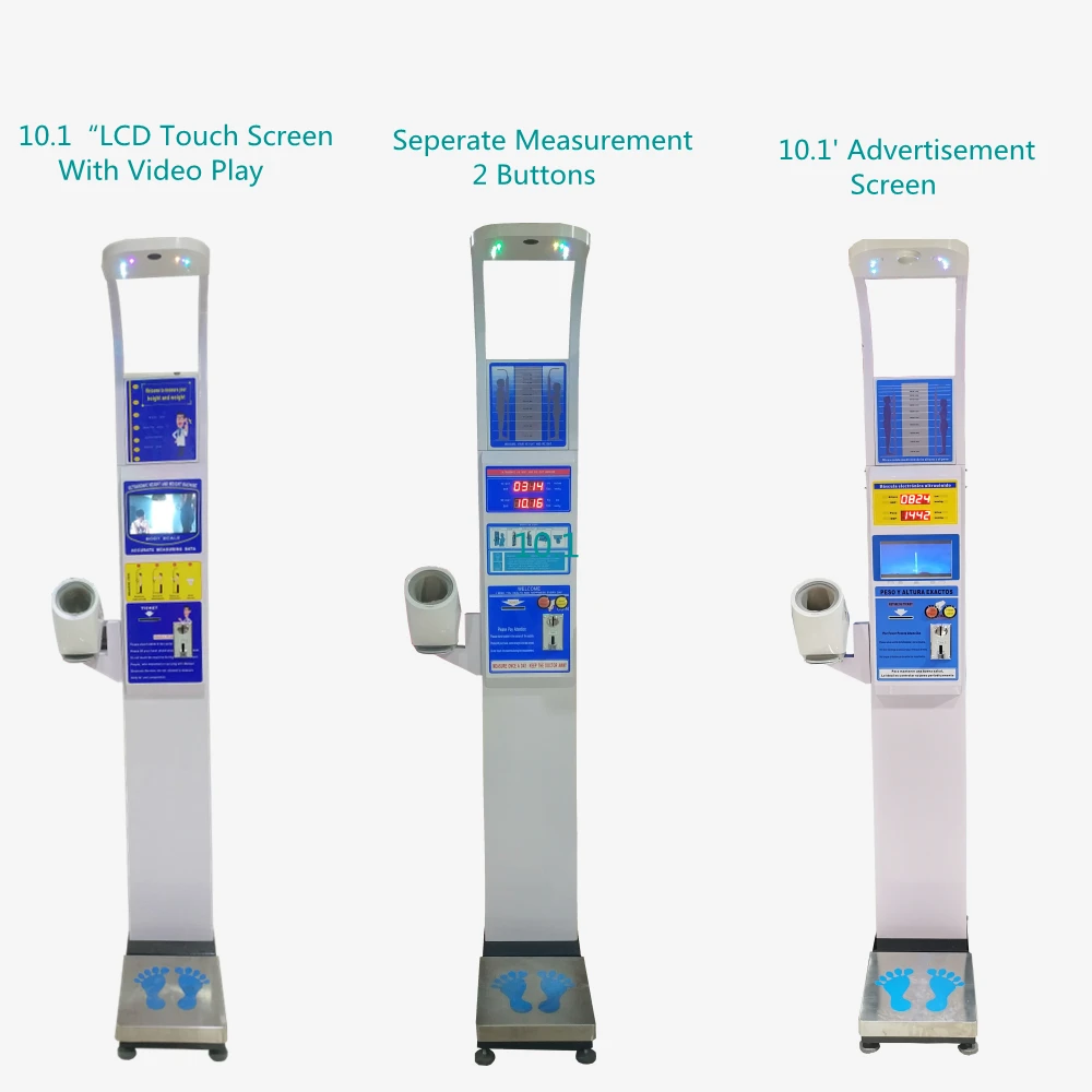 Blood pressure coin operated Height Weight  Scale Balance With CE  Certification