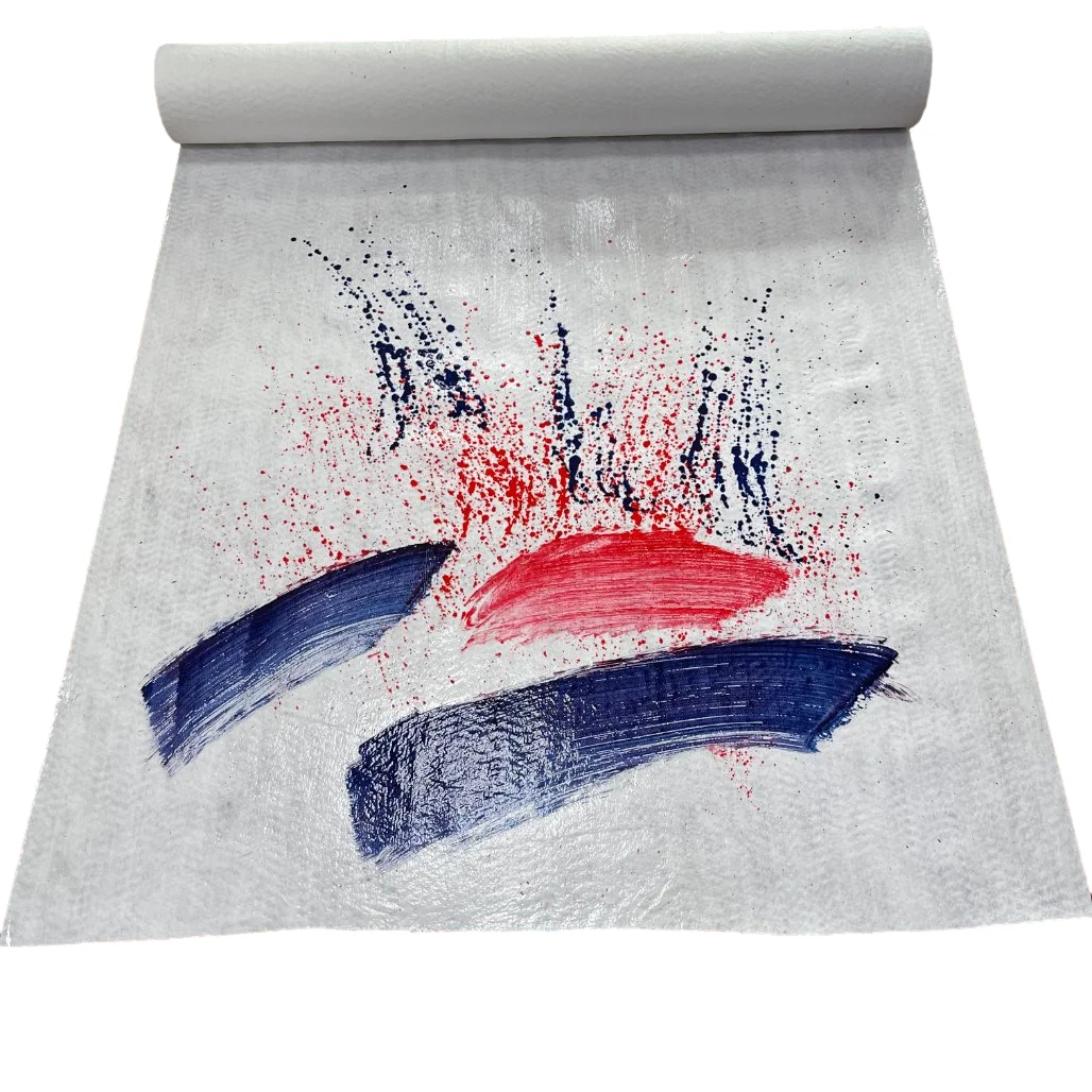 Sticky White Felt Non-Slip Waterproof Floor Protection Mat for Construction and Furniture