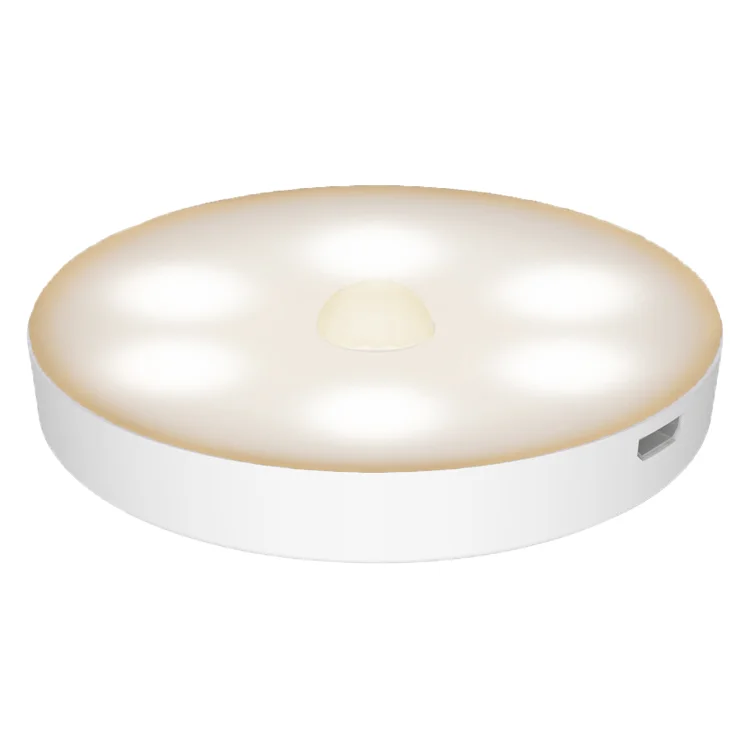 Smart Home Lighting Lamp Rechargeable Battery Operated Motion Sensor Lamp Indoor Wireless LED Night Light