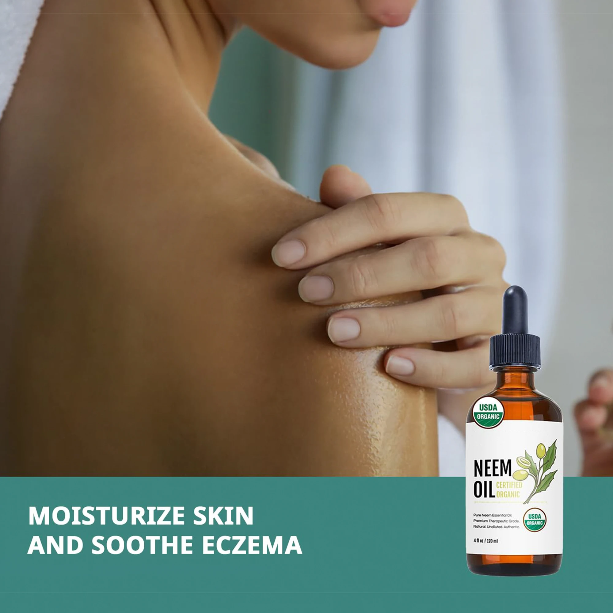 OEM ODM Wholesale Vegan Organic Herbal Nourishing Neem Oil for Dry and Damaged Hair Plant Customized