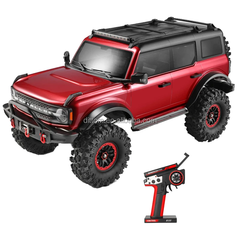WLtoys 104020 1/10 Off Road Truck RC Climbing Vehicle Model 4WD Electric Cross-country Car 2.4G Electric Racing Car With Lights