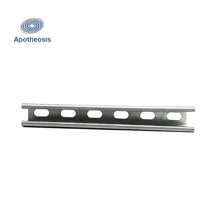 Hot Rolled Q235 Galvanized Steel Unistrut Channel U-Z Type Structure for Solar Mounting with Custom Cutting Punching Services