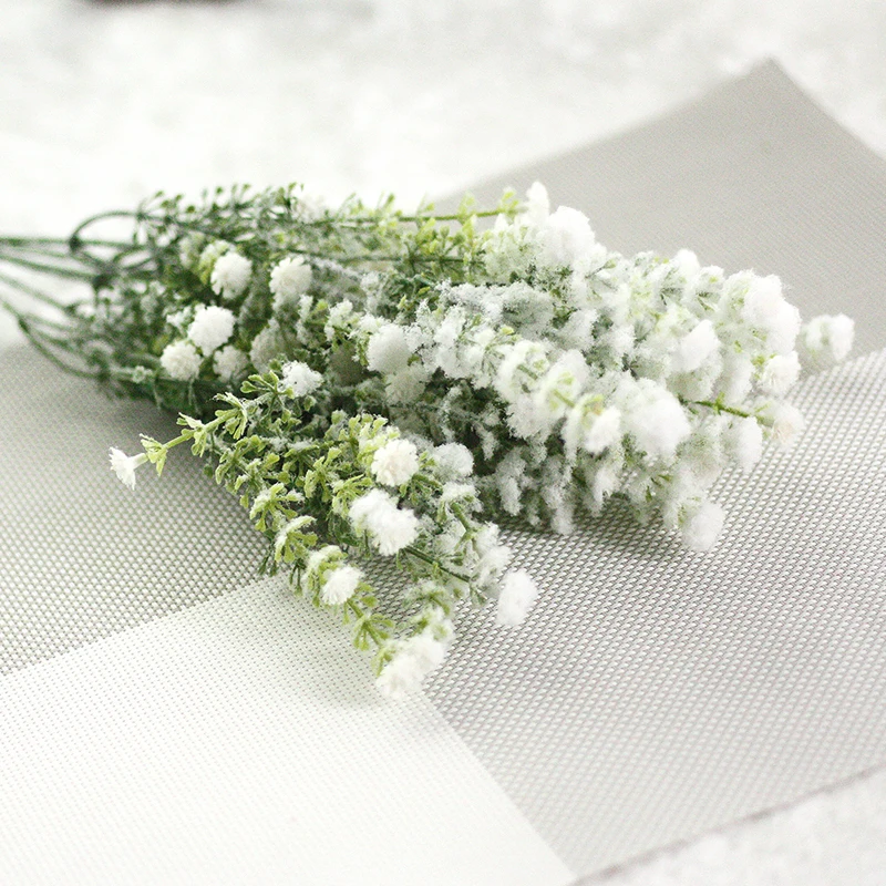 Artificial flowers long stem wedding flower babys breath home wedding artificial flowers from china