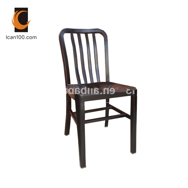 Industrial Commercial Aluminium Stackable Chair Outdoor Chair Patio Aluminium Dining Chairs