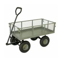 Top Quality Metal Heavy Duty Folding Steel Outdoor Beach Mesh Cheap Wagon Garden Tool Cart