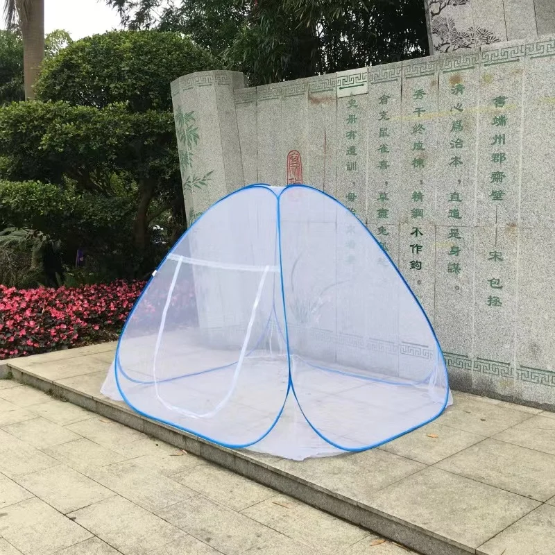 Wholesale Cheap Polyester Portable Double Bed Steel Quadrate Easy Pop up Mosquito Net tent