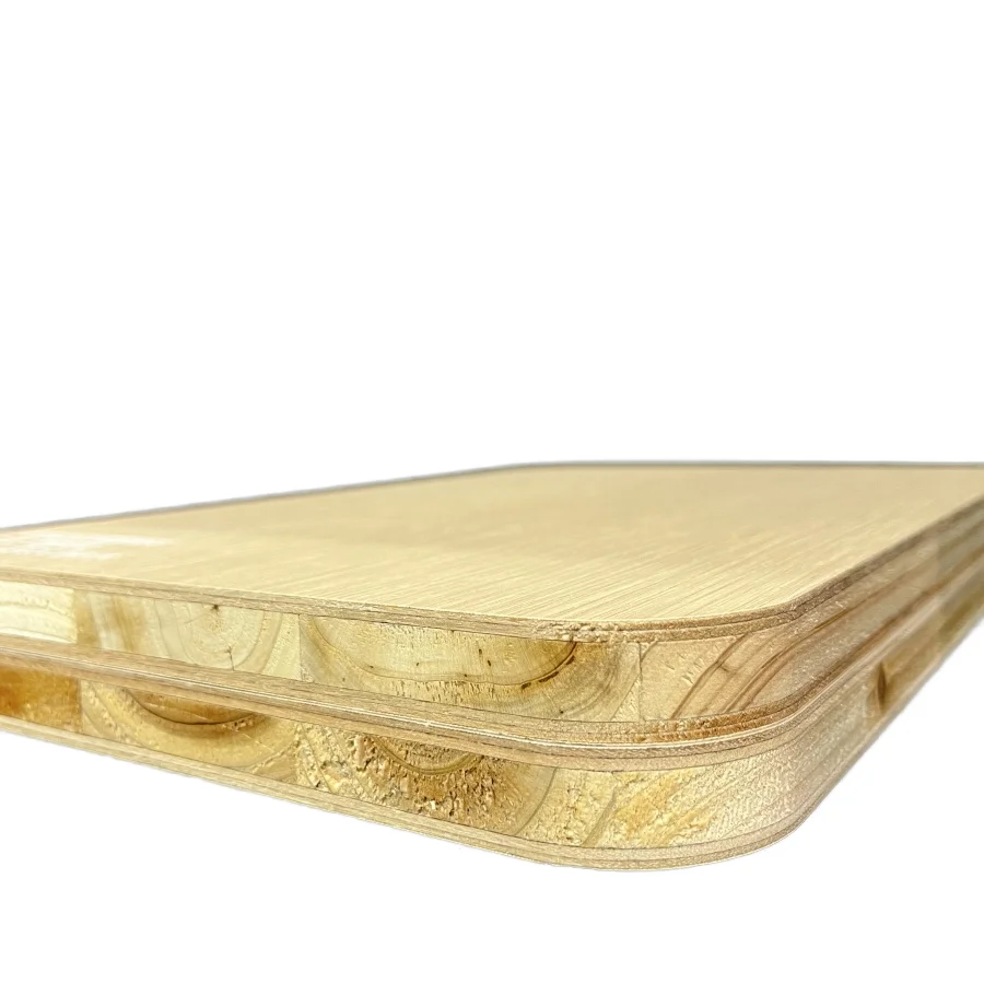 1220x2440 Commercial Veneer Faced Blockboards Okoume Natural Veneer with Solid Structure Pine Core Falcata Pine Core