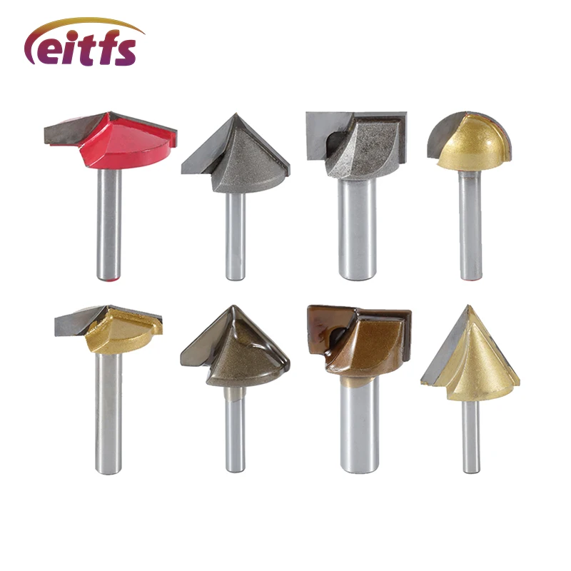 Eitfs endmill 4flute end mills hrc55 tungsten carbide cemented involute milling gear cutter fresa plana cutter: End Mill