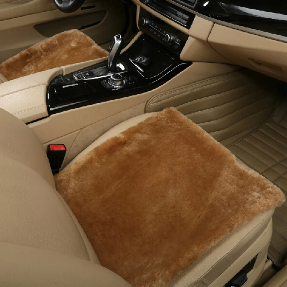 Shorn Hair Sheepskin Car Seat Cushions