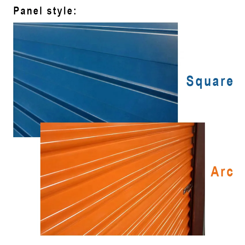 Manual lifting of steel shutter doors by factories that store rolling shutter doors