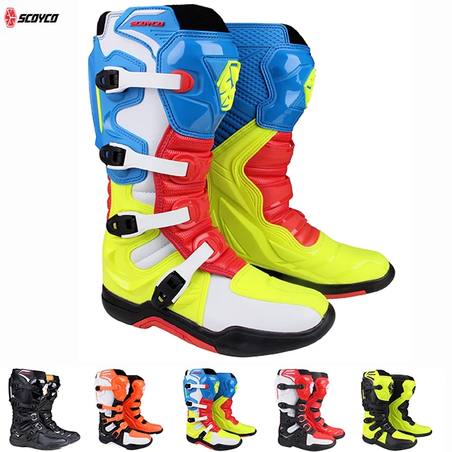 Motocross Boots Biker Boots Textile Motorcycle Shoes for Sale High Quality Top Gear Original Leather Customized Motocross Boots