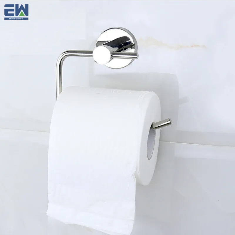 Toilet Paper L Shape Stainless Steel Wall Mounted Open Home Bathroom Toilet Paper Holder