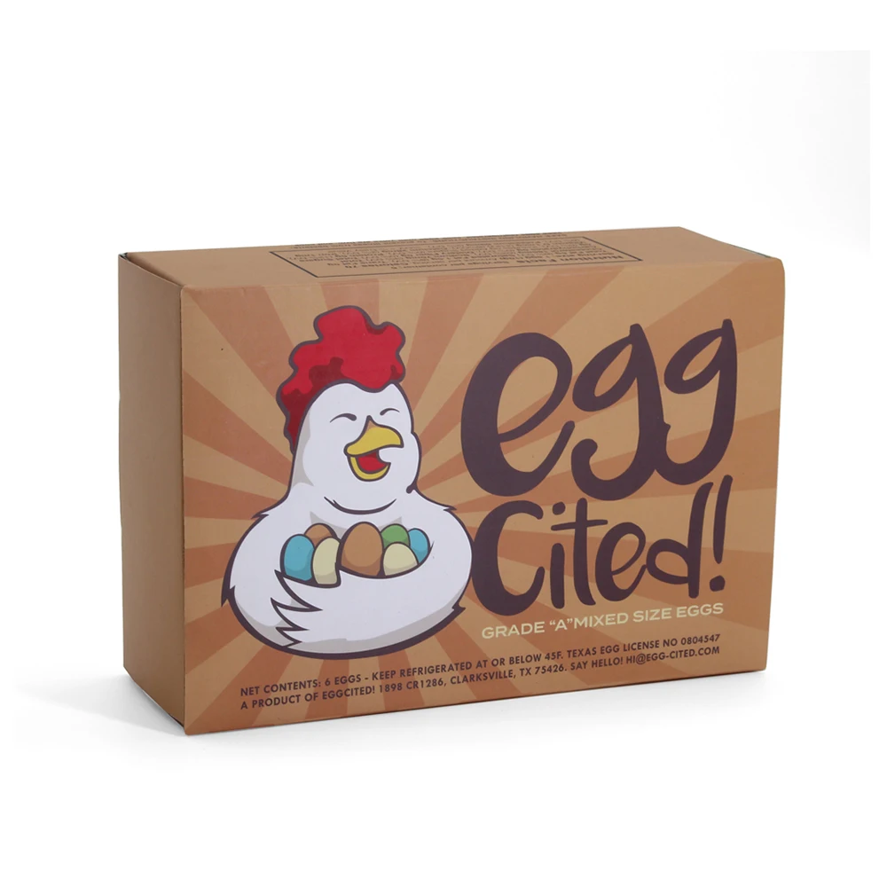 Custom environment friendly your logo products 12 pack chicken egg packaging egg cartons for chicken eggs