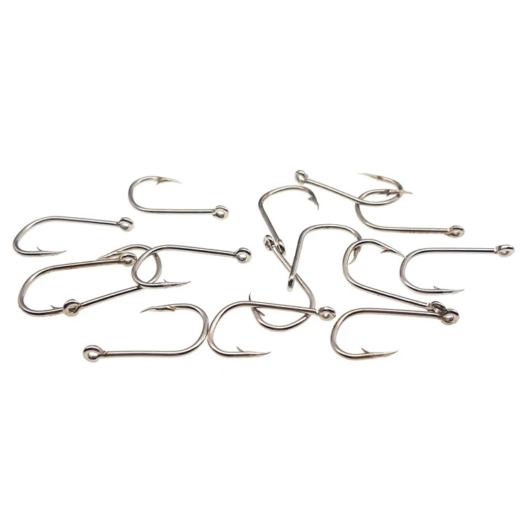 
#3-#12 High Carbon Steel Hooks Freshwater Barbed Fish Hook Soft Lure Fishing Bait Fishing Tackle 