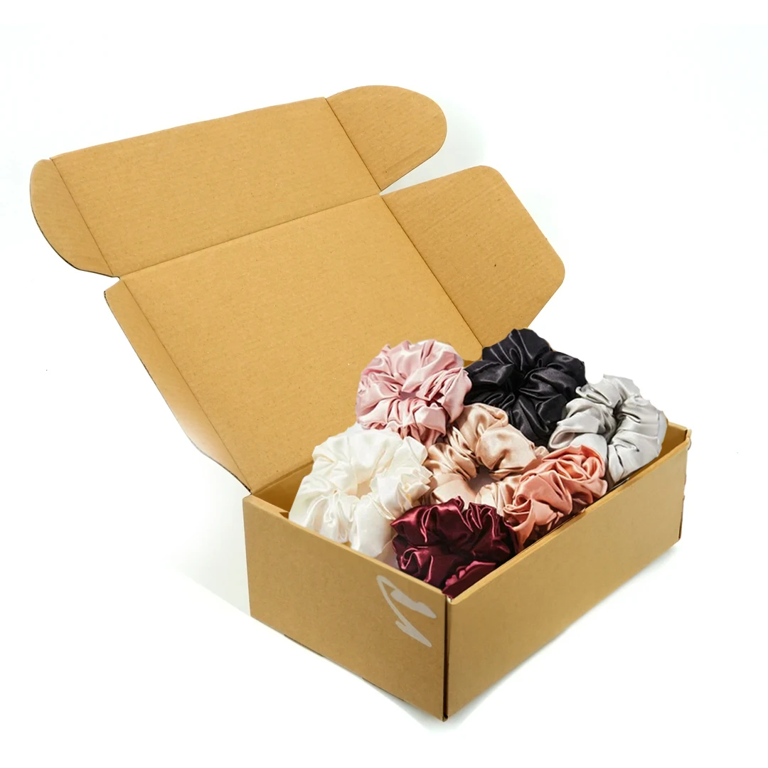 Custom Logo Mailer Paper Packing Box Wholesale Color Recycled Corrugated Kraft Brown Shipping Paper Mailing Box